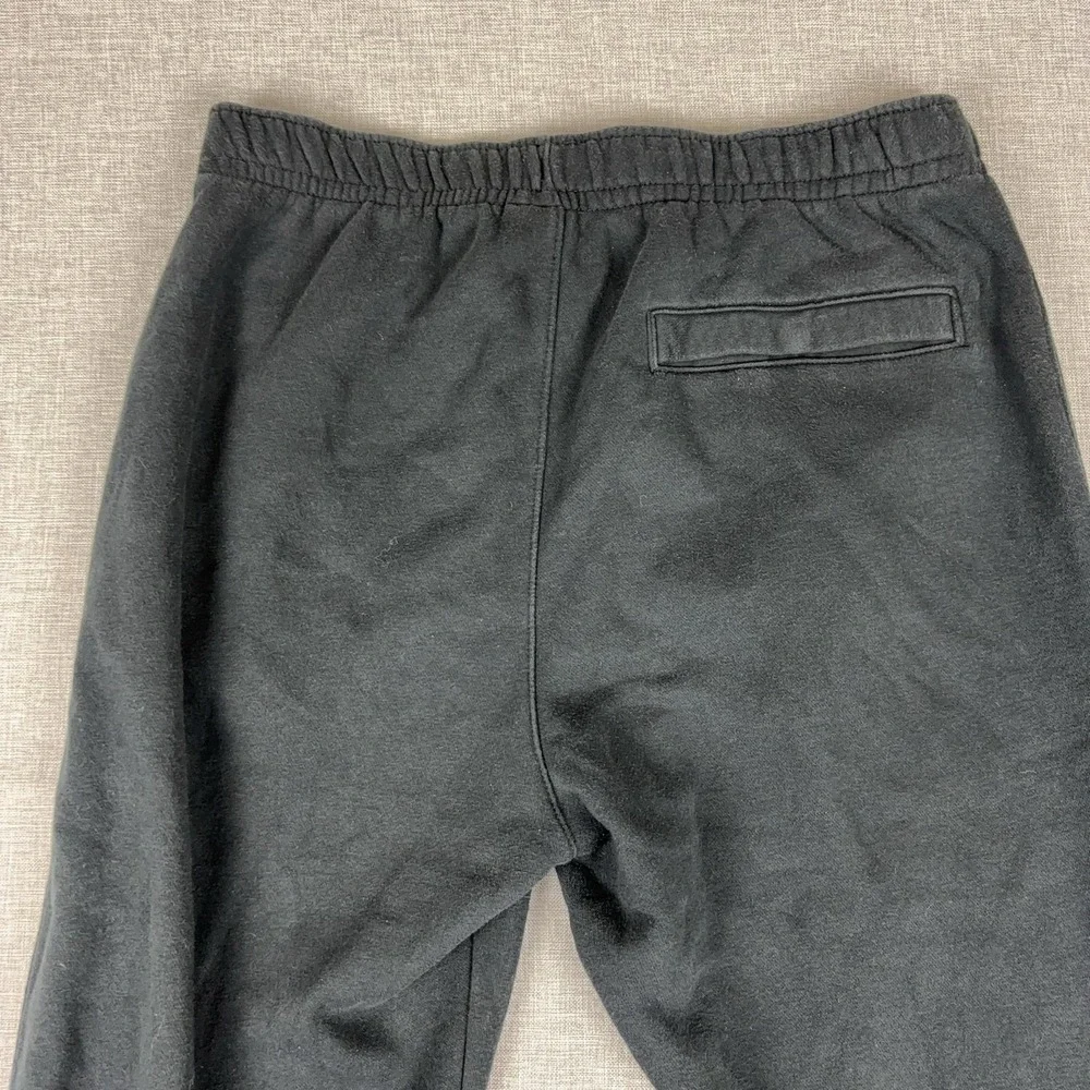 Nike Sweatpants Mens Large Black Fleece Slim Tapered Drawstring Pockets